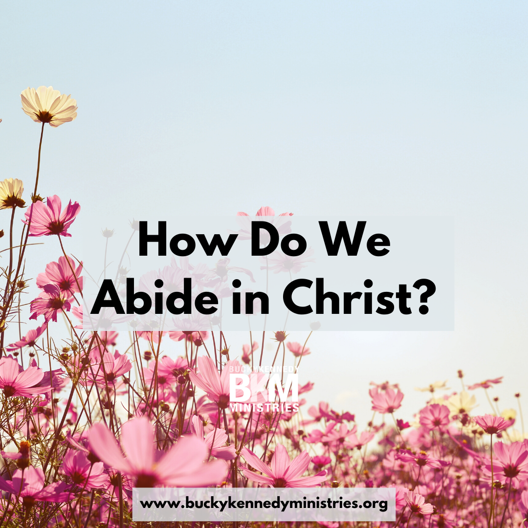 How do we abide in Christ?